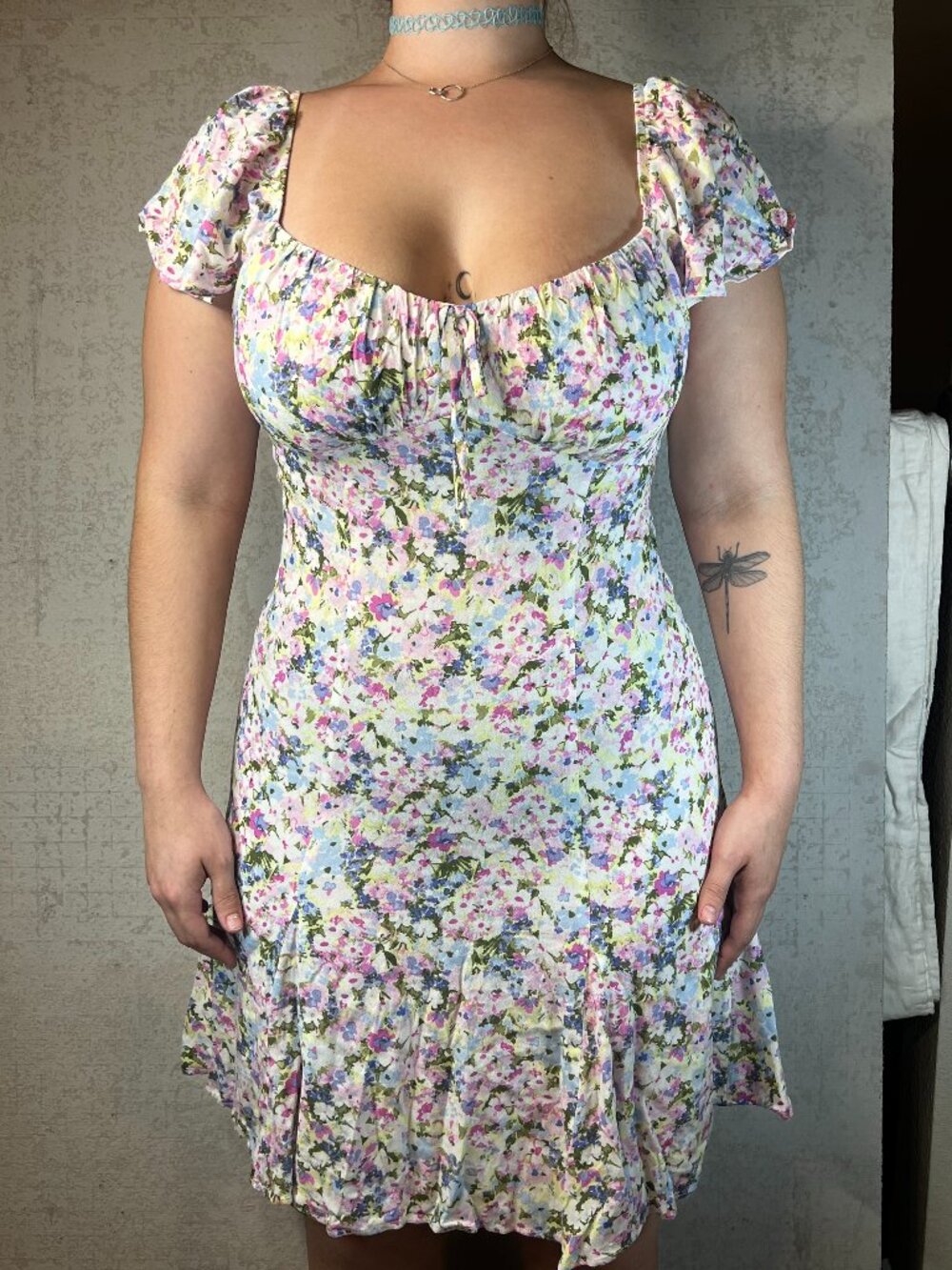 SO Goods for Life Floral Summer Dress, Size L